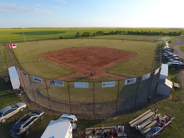 Elrose Aces baseball game at the diamond